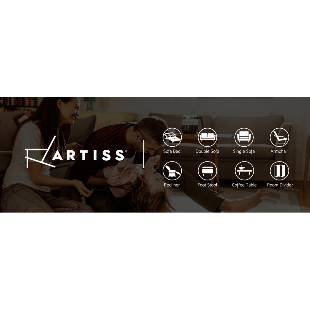 Artiss Armchair Lounge Accent Chair Armchairs Couch Chairs Sofa Bedroom Boucle - Picture 13 of 33