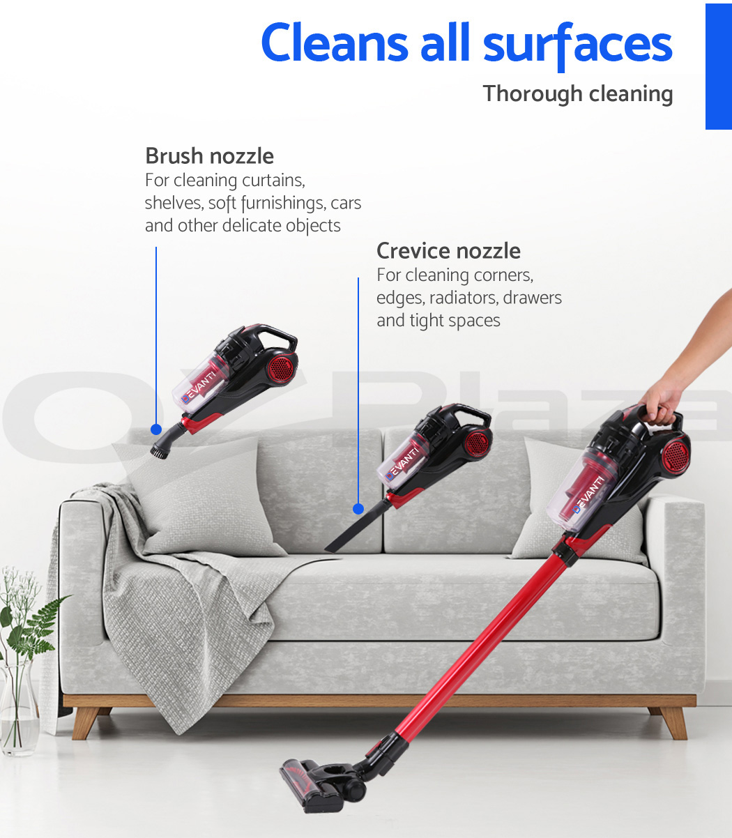 Devanti Handheld Vacuum Cleaner Cordless Stick Handstick Vac