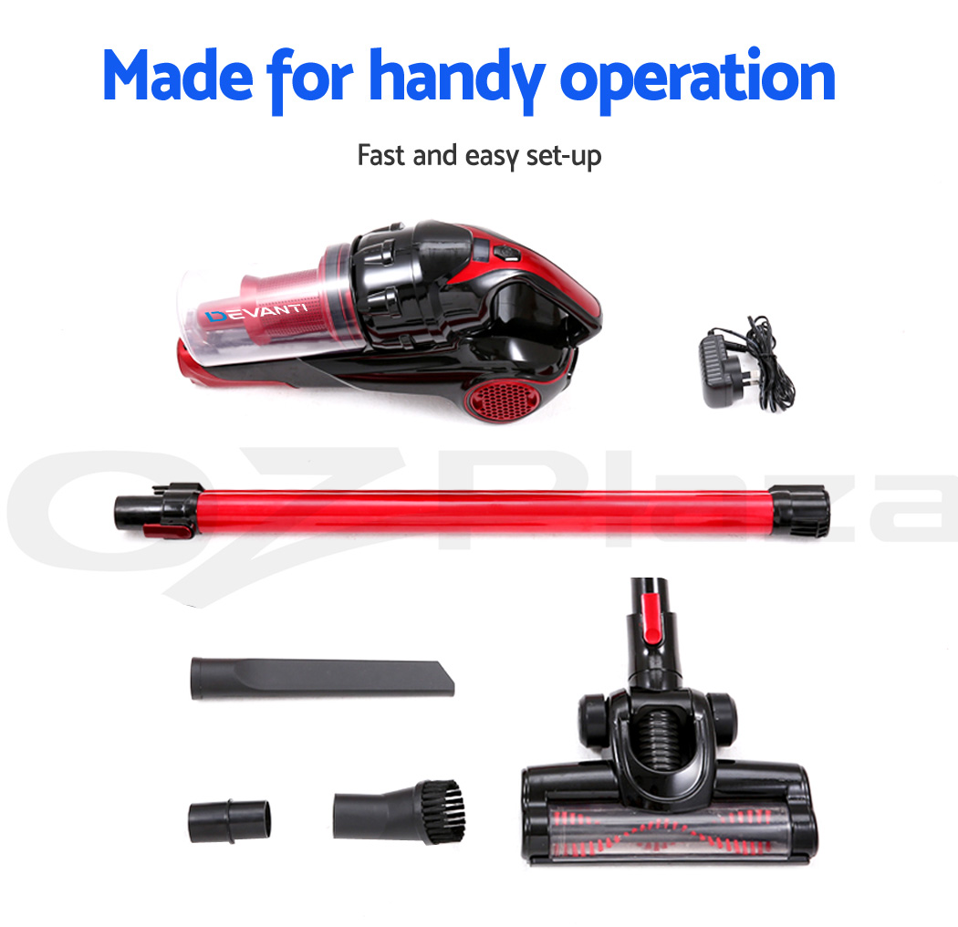 Devanti Handheld Vacuum Cleaner Cordless Stick Handstick Vac