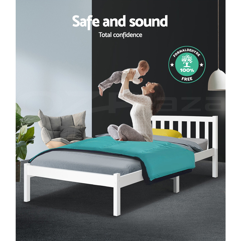 Artiss Bed Frame Wooden Queen Double King Single Full Size Timber Base SOFIE - Picture 47 of 62