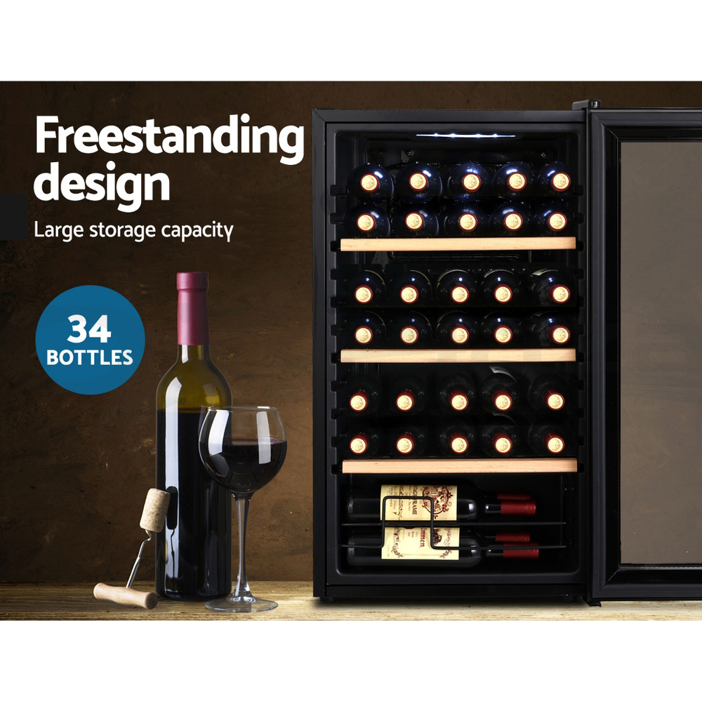 Devanti Wine Cooler Fridge Compressor Chiller Storage Cellar 34/51