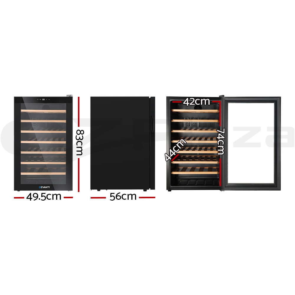 Devanti Wine Cooler Fridge Compressor Chiller Storage Cellar 34/51