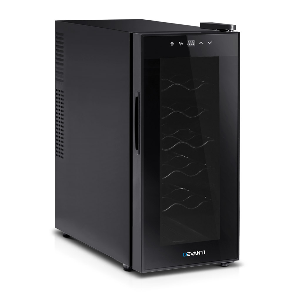 Devanti Wine Cooler Fridge Mini Coolers Thermoelectric Chiller Storage