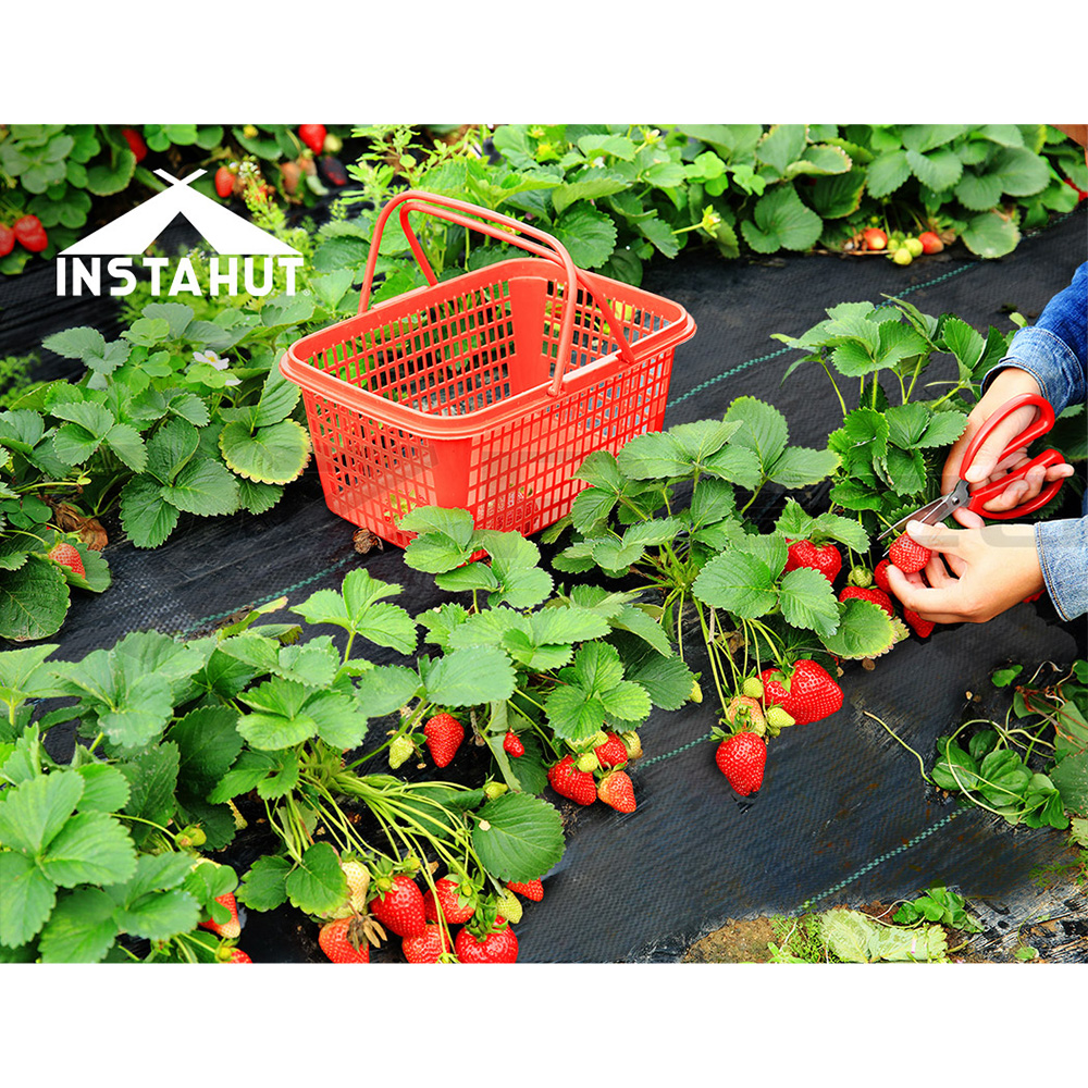Instahut 0.915m Weed Mat Control Weedmat Woven Fabric Gardening Plant 50/100/200 - Picture 44 of 44
