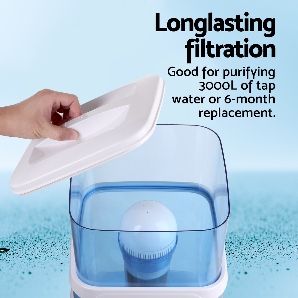 Devanti Water Cooler Filter Purifier System Ceramic Carbon Mineral Cartridge - Picture 11 of 25