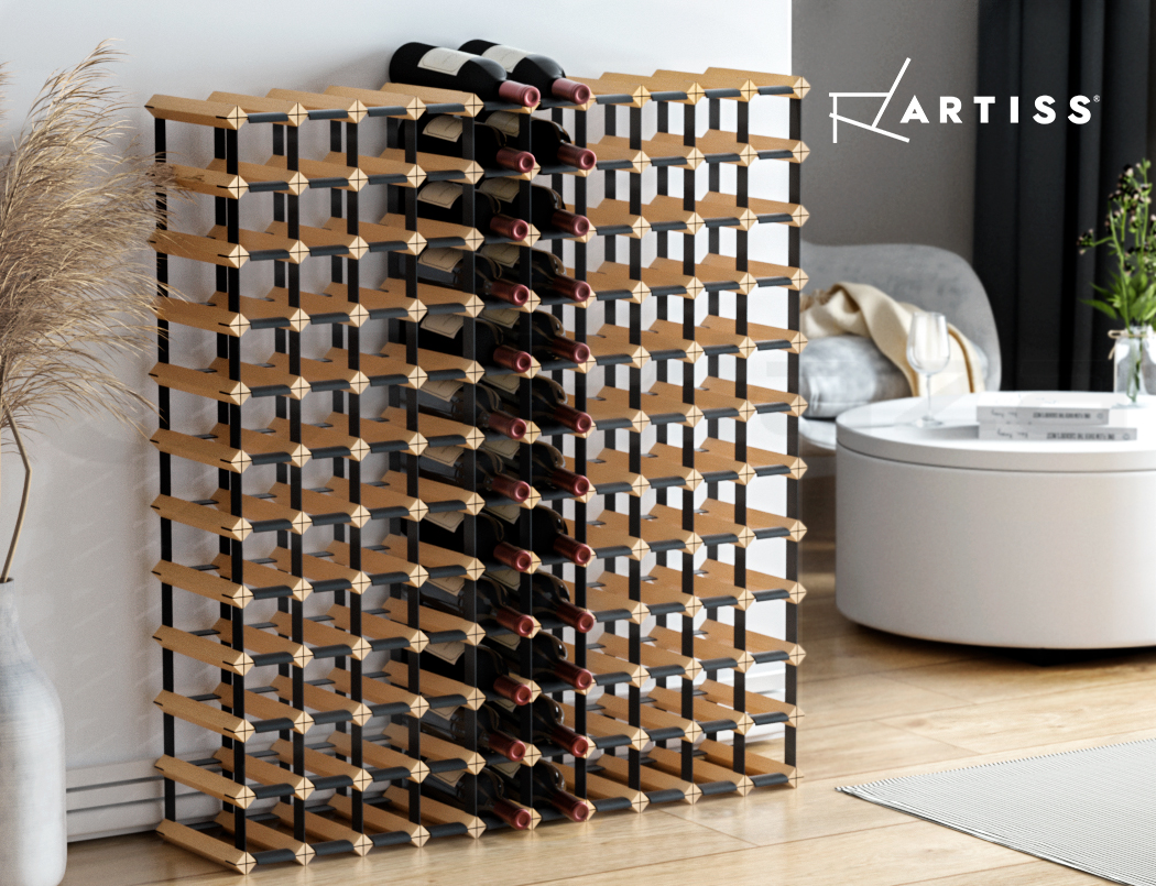 Wine Racks America レッドウッド 120 ボトル デラックス 無染色 Vintage Keeper Redwood Wine Racks \u2013 Blue Grouse Wine Cellars
