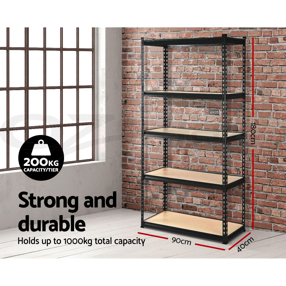 Giantz Garage Shelving 1.5/1.8/2/2.4M Warehouse Rack Racking Storage shelves - Picture 78 of 137