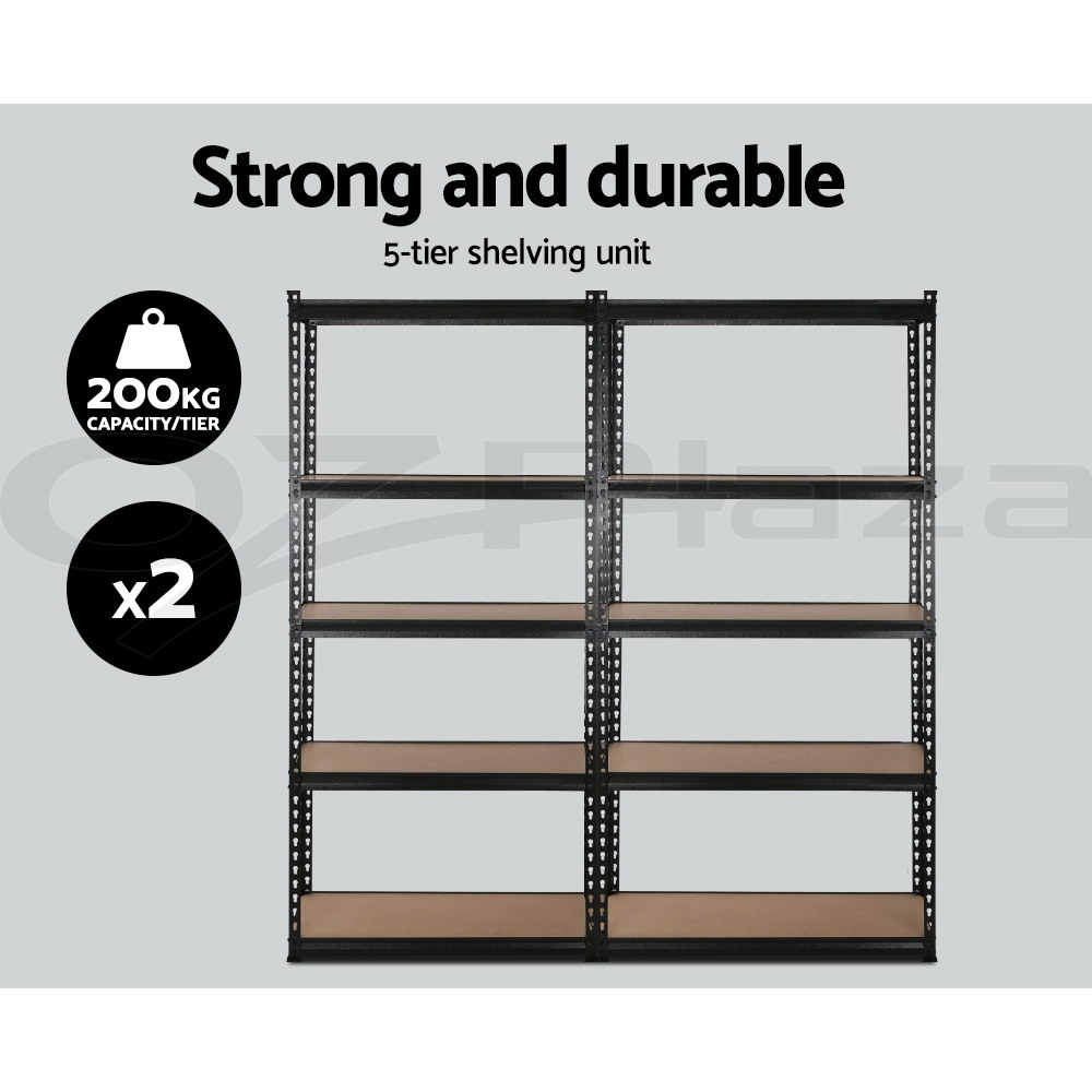 Giantz Garage Shelving 1.5/1.8/2/2.4M Warehouse Rack Racking Storage shelves - Picture 46 of 137