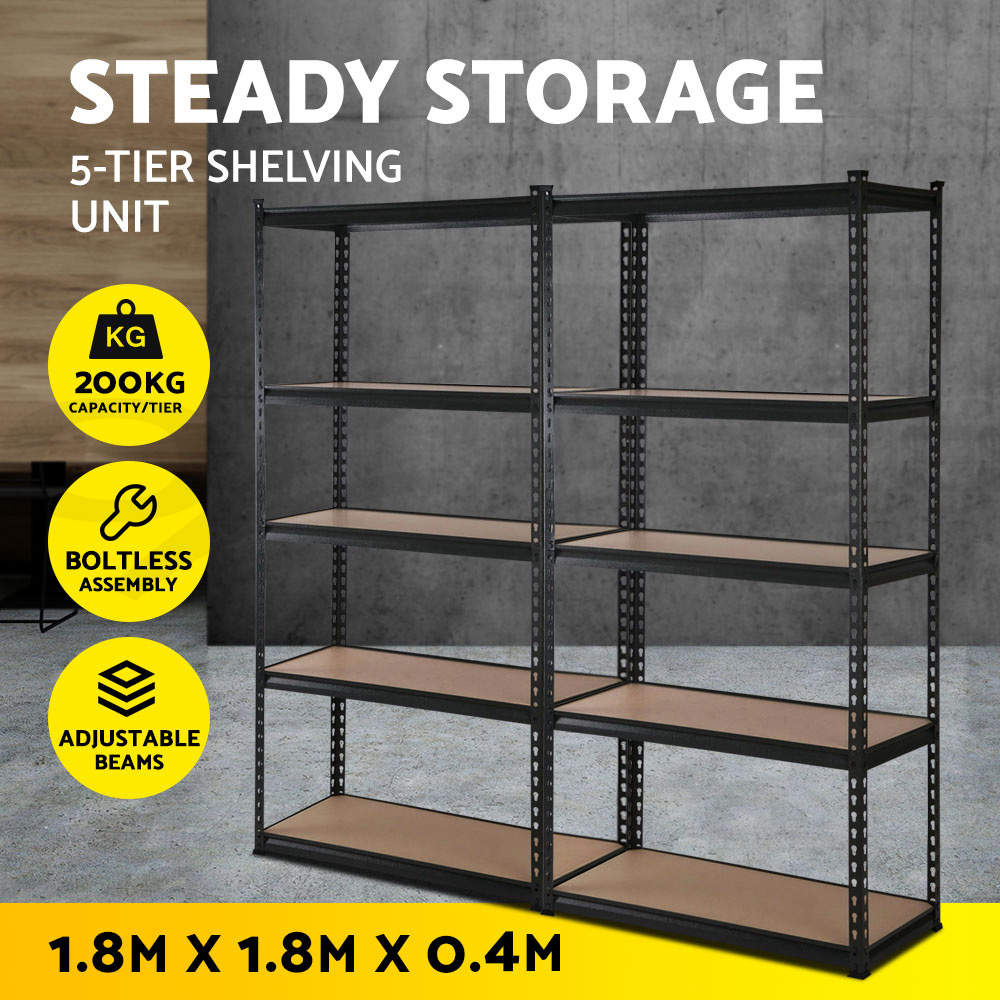 Giantz 1.8M Garage Shelving Warehouse Rack Pallet Racking Storage Shelve Steel - Picture 22 of 52