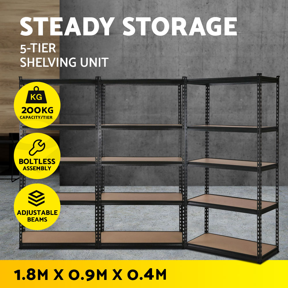 Giantz 1.8M Garage Shelving Warehouse Rack Pallet Racking Storage Shelve Steel - Picture 23 of 52