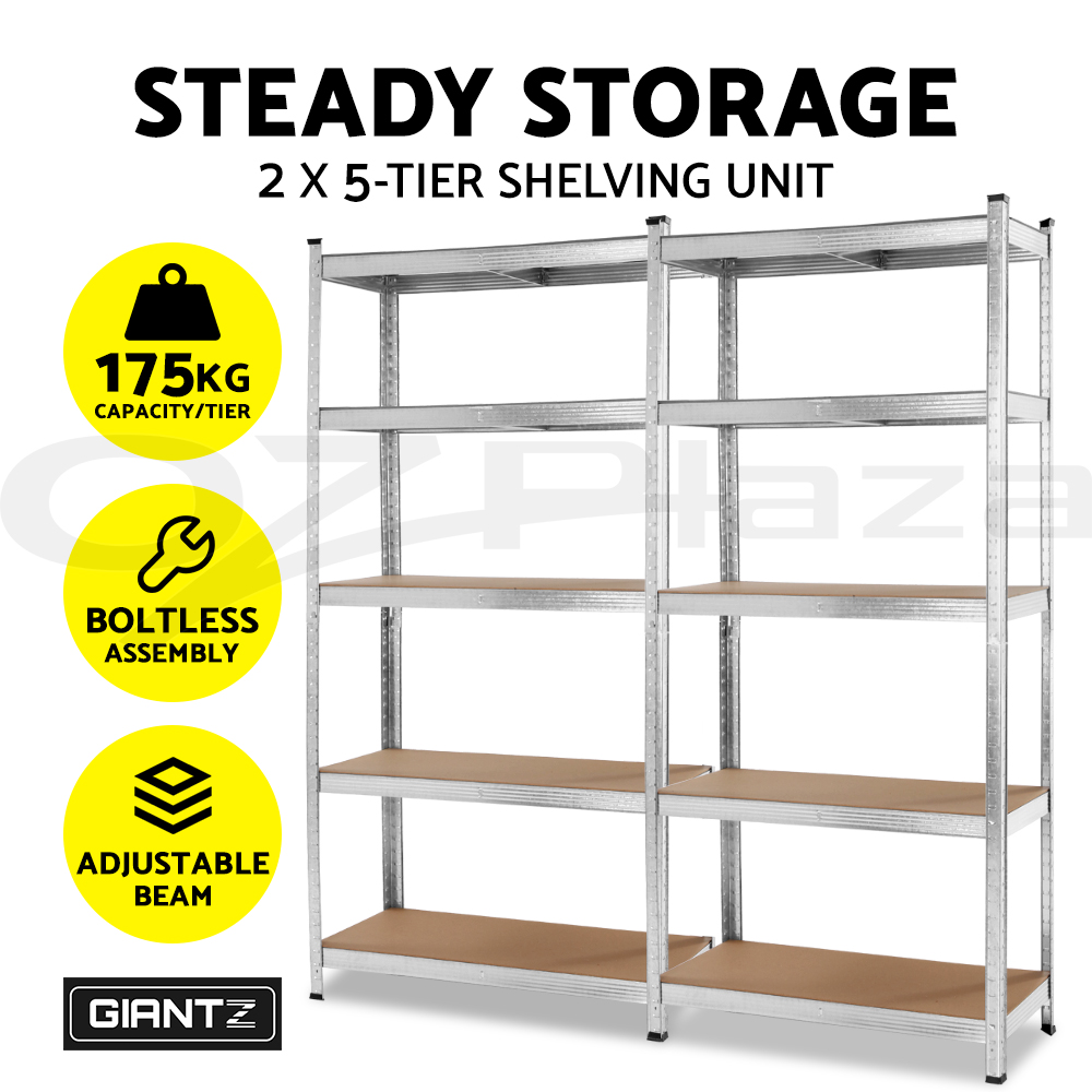 Giantz 1.8M Garage Shelving Warehouse Rack Pallet Racking Storage Shelve Steel - Picture 50 of 52