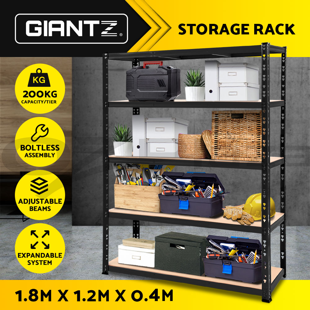 Giantz Garage Shelving 1.5/1.8/2/2.4M Warehouse Rack Racking Storage shelves - Picture 34 of 137