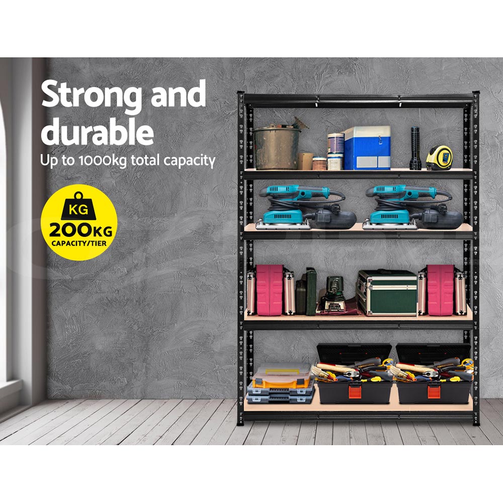 Giantz Garage Shelving 1.5/1.8/2/2.4M Warehouse Rack Racking Storage shelves - Picture 70 of 137