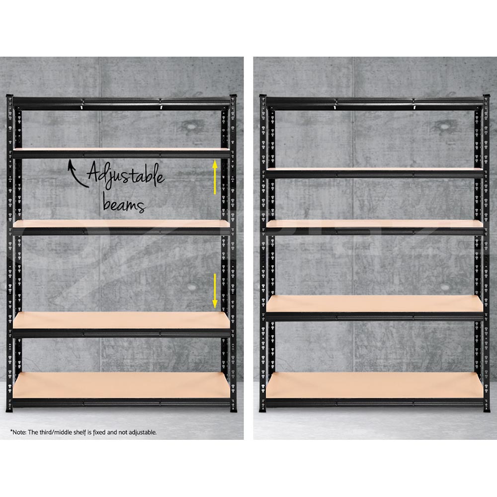 Giantz Garage Shelving 1.5/1.8/2/2.4M Warehouse Rack Racking Storage shelves - Picture 71 of 137