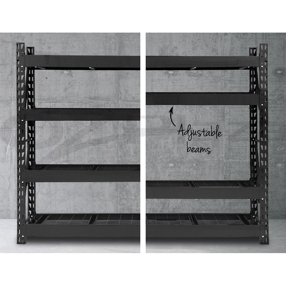 Giantz Garage Shelving 1.5/1.8/2/2.4M Warehouse Rack Racking Storage shelves - Picture 112 of 137