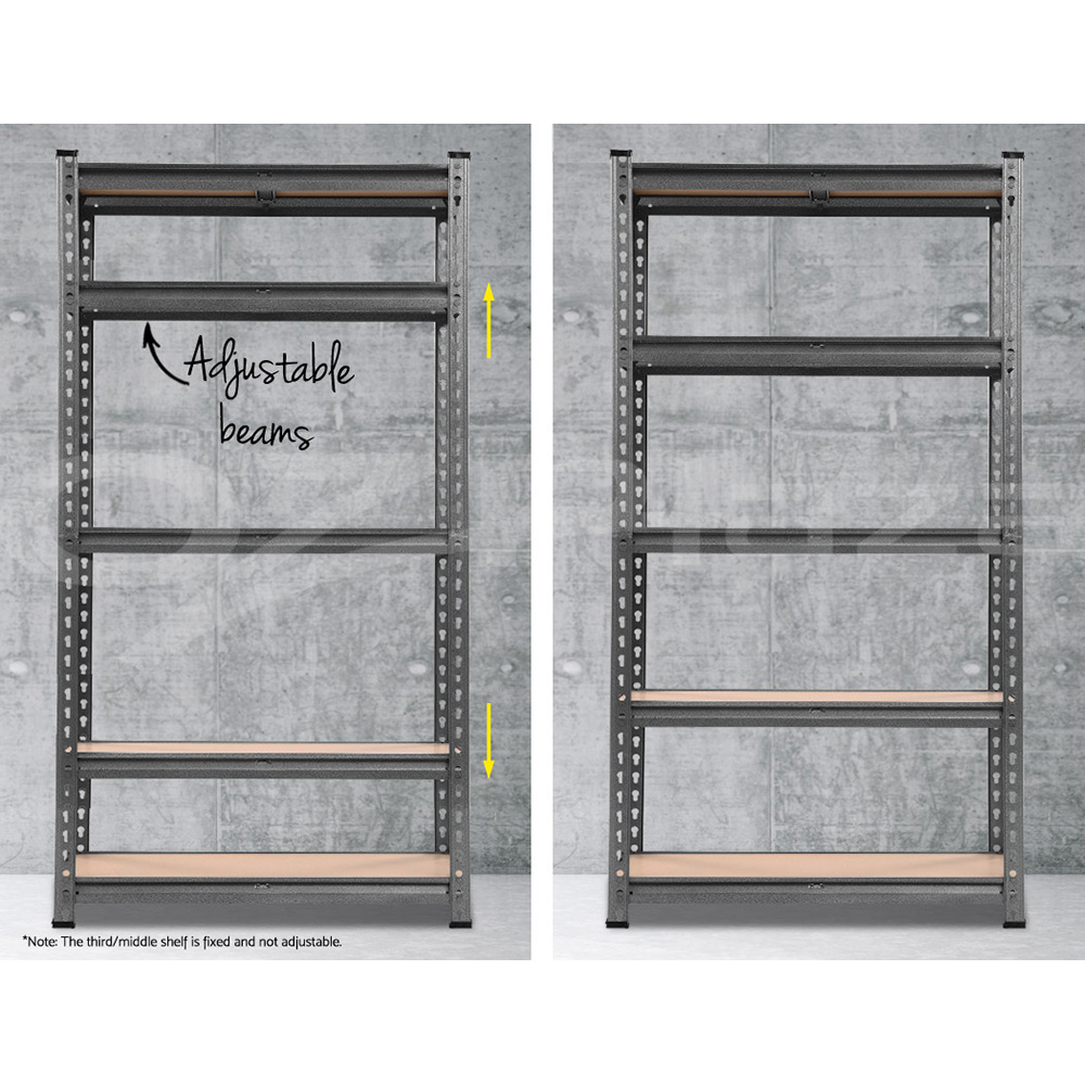 Giantz Garage Shelving 1.5/1.8/2/2.4M Warehouse Rack Racking Storage shelves - Picture 21 of 137