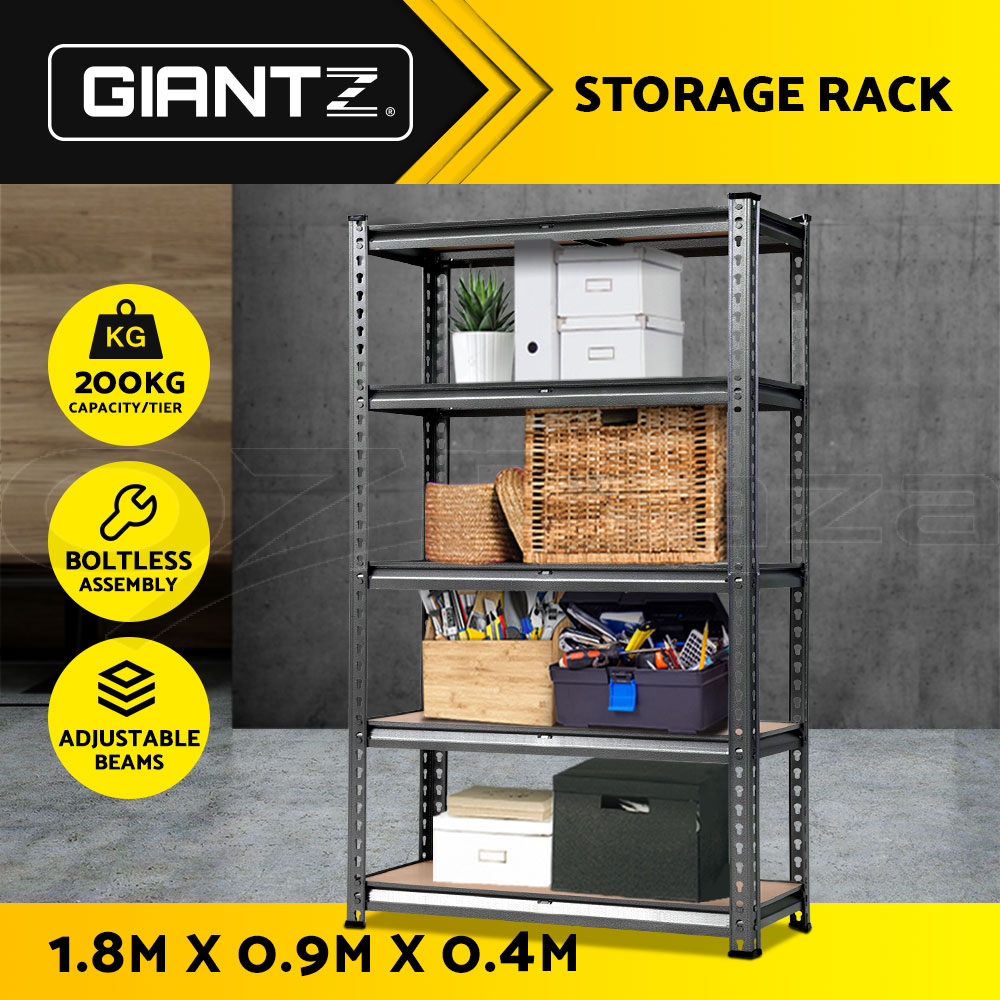 Giantz Garage Shelving 1.5/1.8/2/2.4M Warehouse Rack Racking Storage shelves - Picture 79 of 137