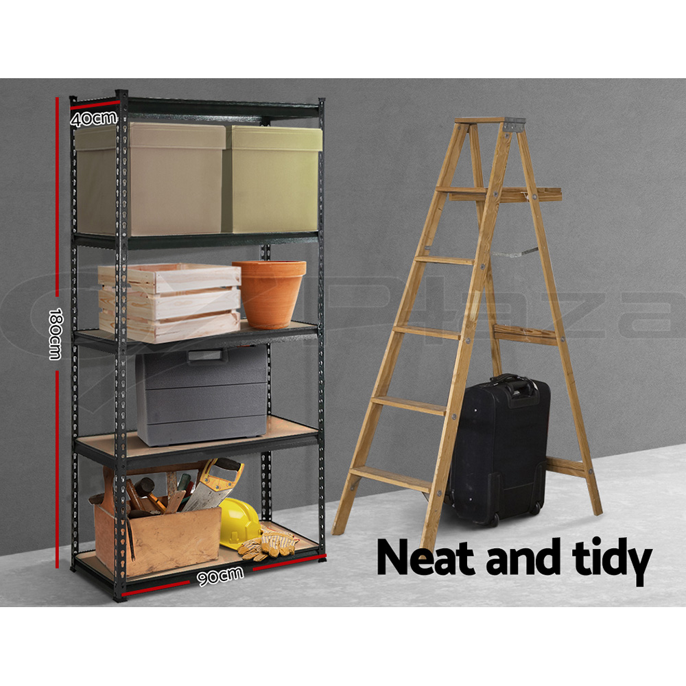 Giantz Garage Shelving 1.5/1.8/2/2.4M Warehouse Rack Racking Storage shelves - Picture 49 of 137