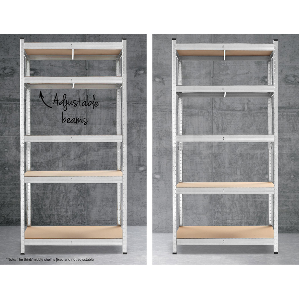 Giantz Garage Shelving 1.5/1.8/2/2.4M Warehouse Rack Racking Storage shelves - Picture 84 of 137