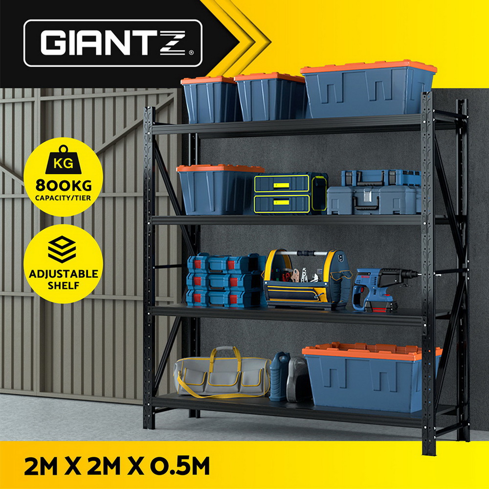 Giantz Garage Shelving 1.5/1.8/2/2.4M Warehouse Rack Racking Storage shelves - Picture 95 of 137