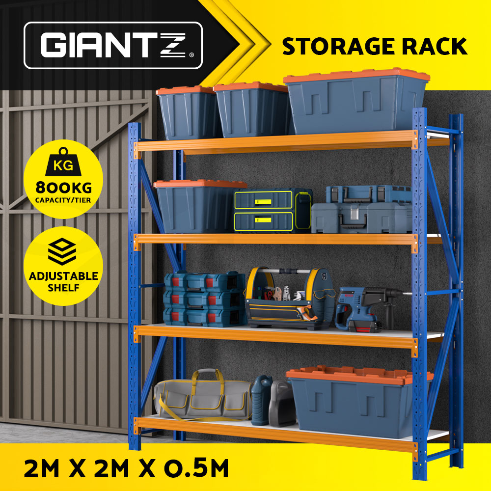 Giantz Garage Shelving 1.5/1.8/2/2.4M Warehouse Rack Racking Storage shelves - Picture 104 of 137