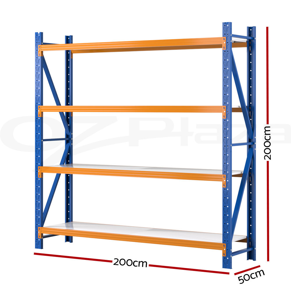 Giantz Garage Shelving 1.5/1.8/2/2.4M Warehouse Rack Racking Storage shelves - Picture 105 of 137