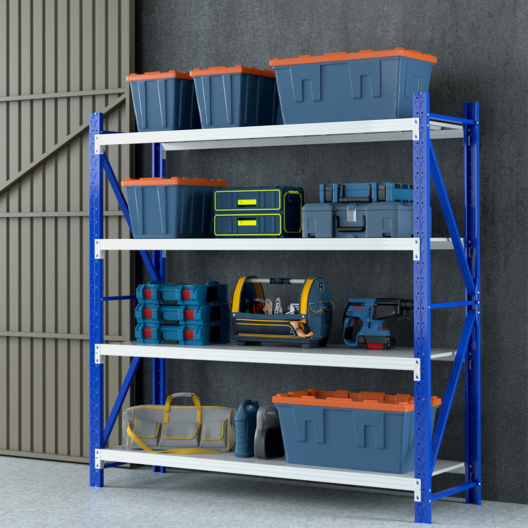 Giantz Garage Shelving 1.5/1.8/2/2.4M Warehouse Rack Racking Storage shelves - Picture 122 of 137