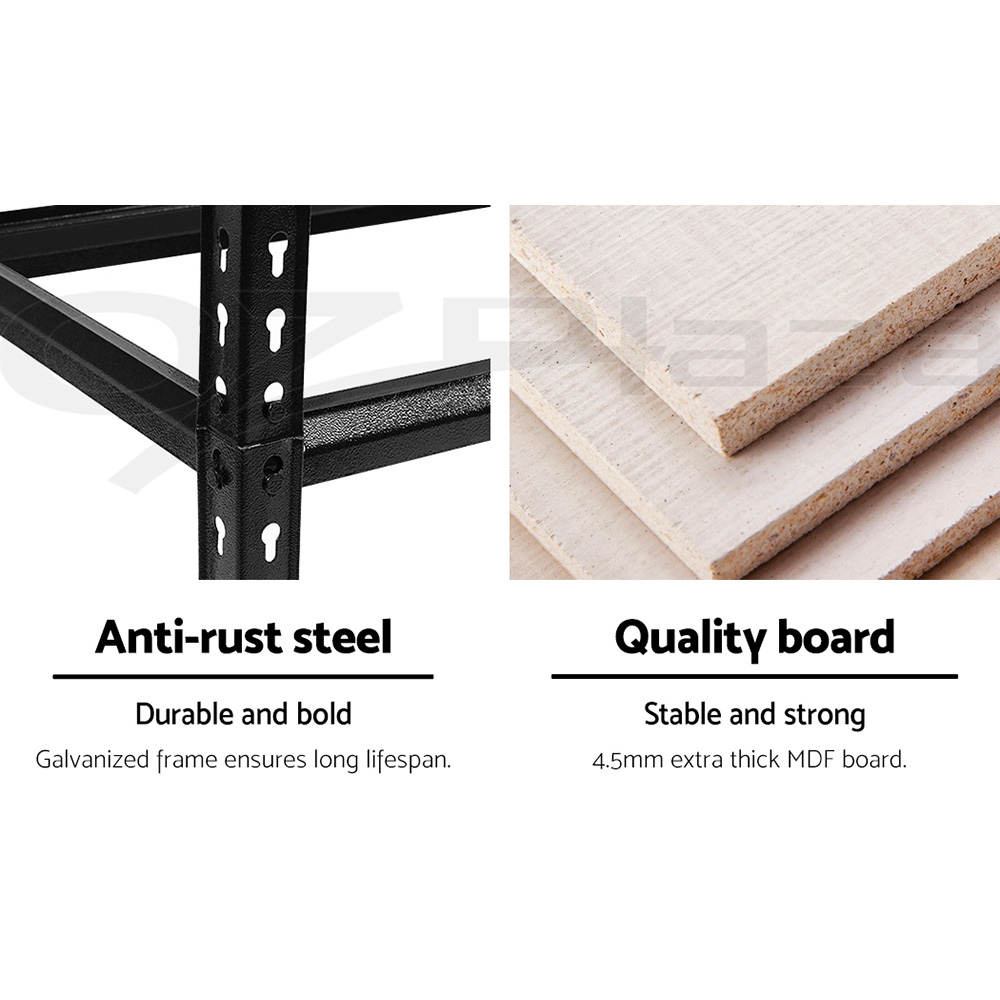 Giantz Garage Shelving 1.5/1.8/2/2.4M Warehouse Rack Racking Storage shelves - Picture 27 of 137