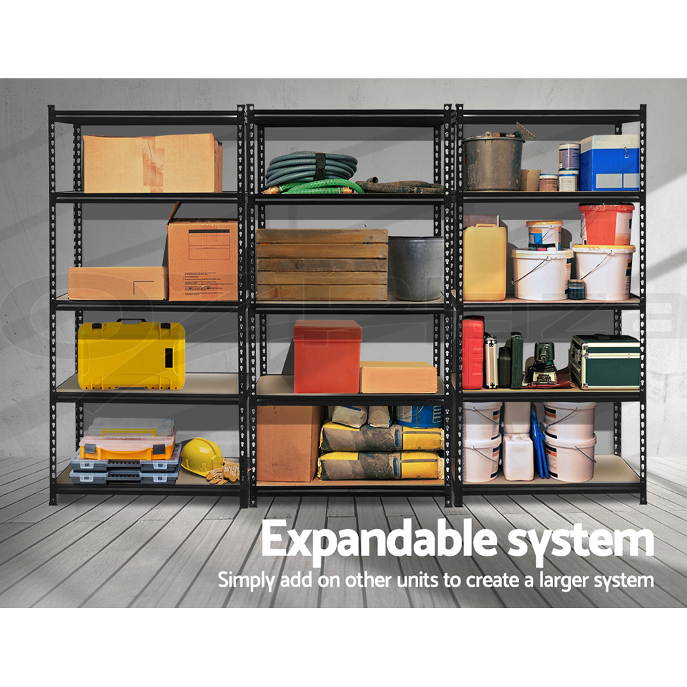 Giantz Garage Shelving 1.5/1.8/2/2.4M Warehouse Rack Racking Storage shelves - Picture 30 of 137