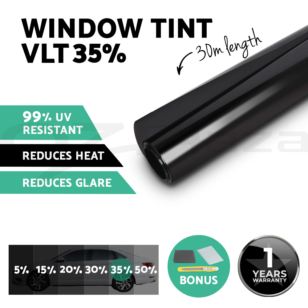 Giantz Window Tint Film 5% 15% 35% VLT Car Home 100cm/152cm X 30m Tinting Tools - Picture 34 of 129