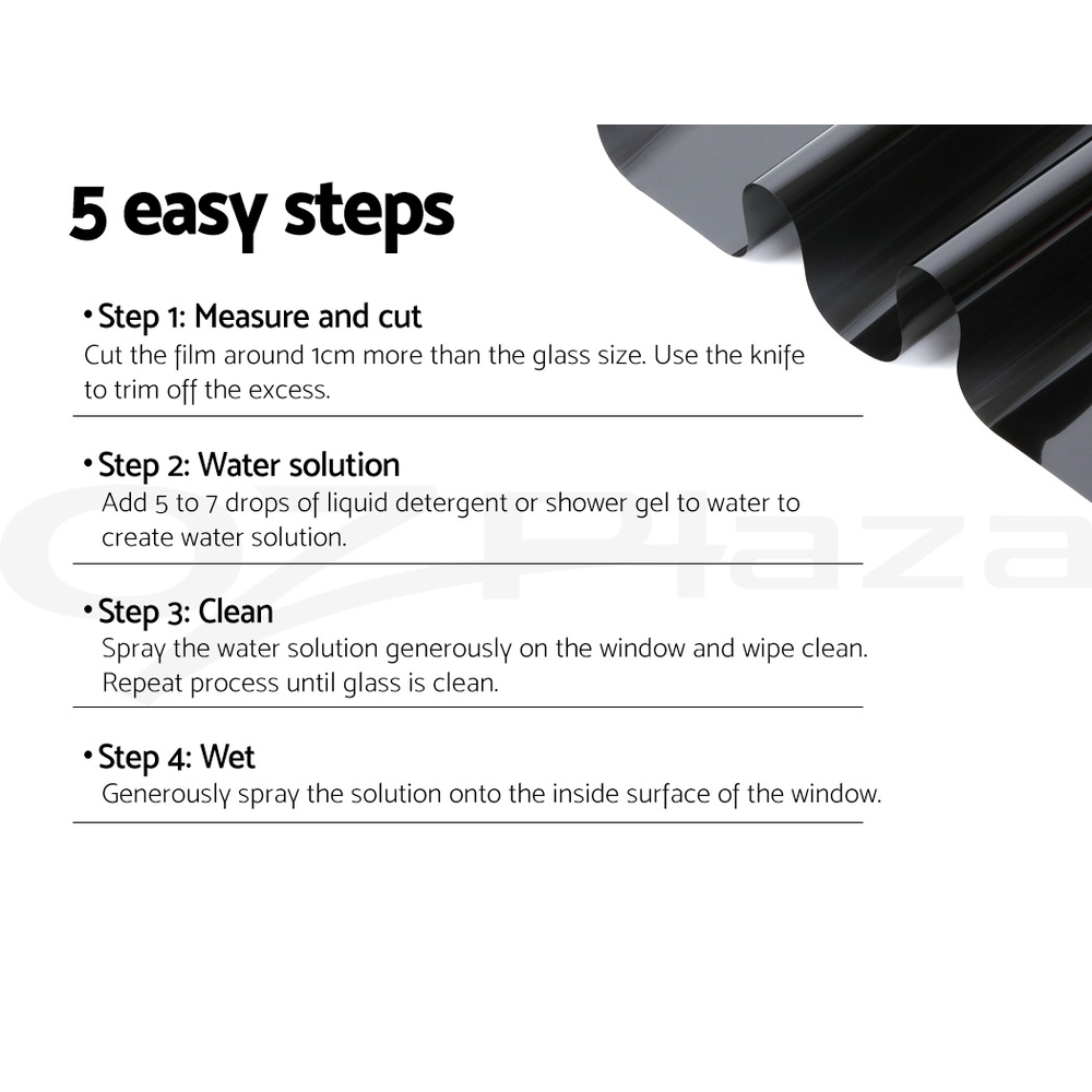Giantz Window Tint Film 5% 15% 35% VLT Car Home 100cm/152cm X 30m Tinting Tools - Picture 43 of 129