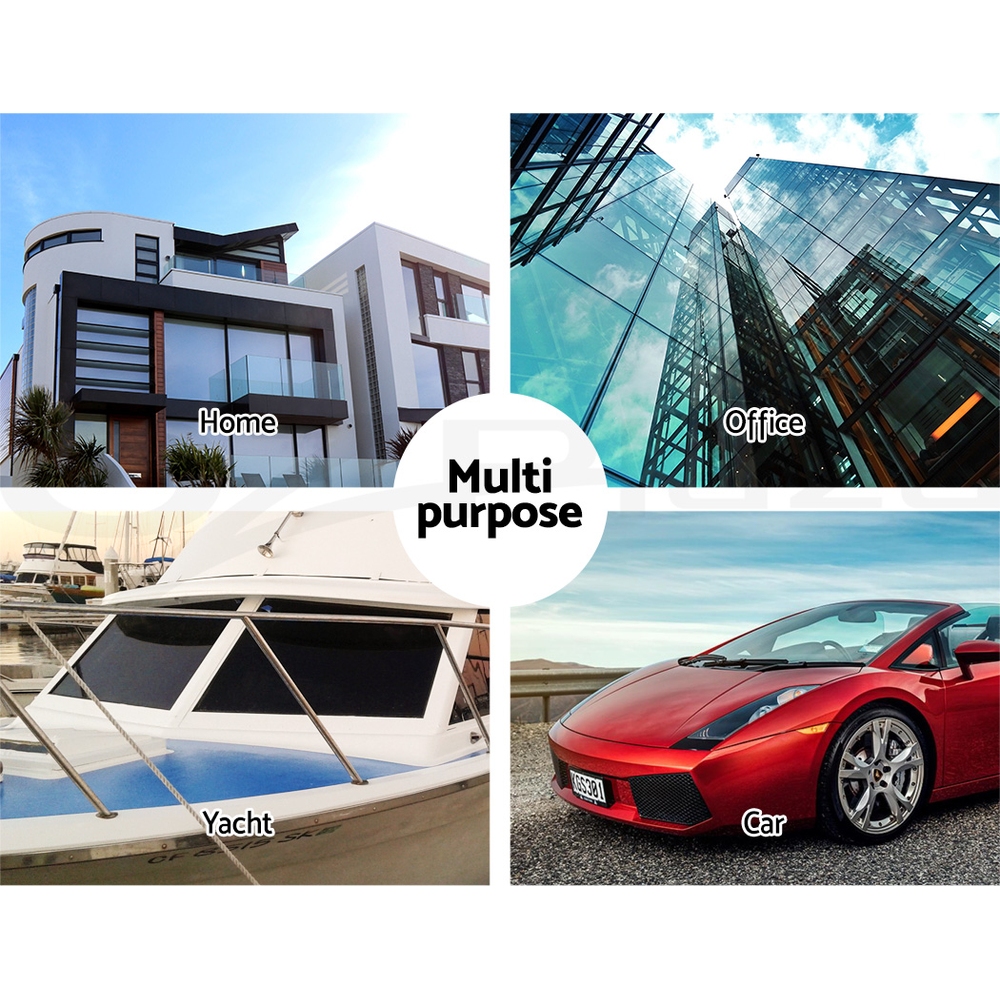 Window Tint Film 5 15 35 VLT Car Home 100cm/152cm X 30m Tinting Tools Black eBay