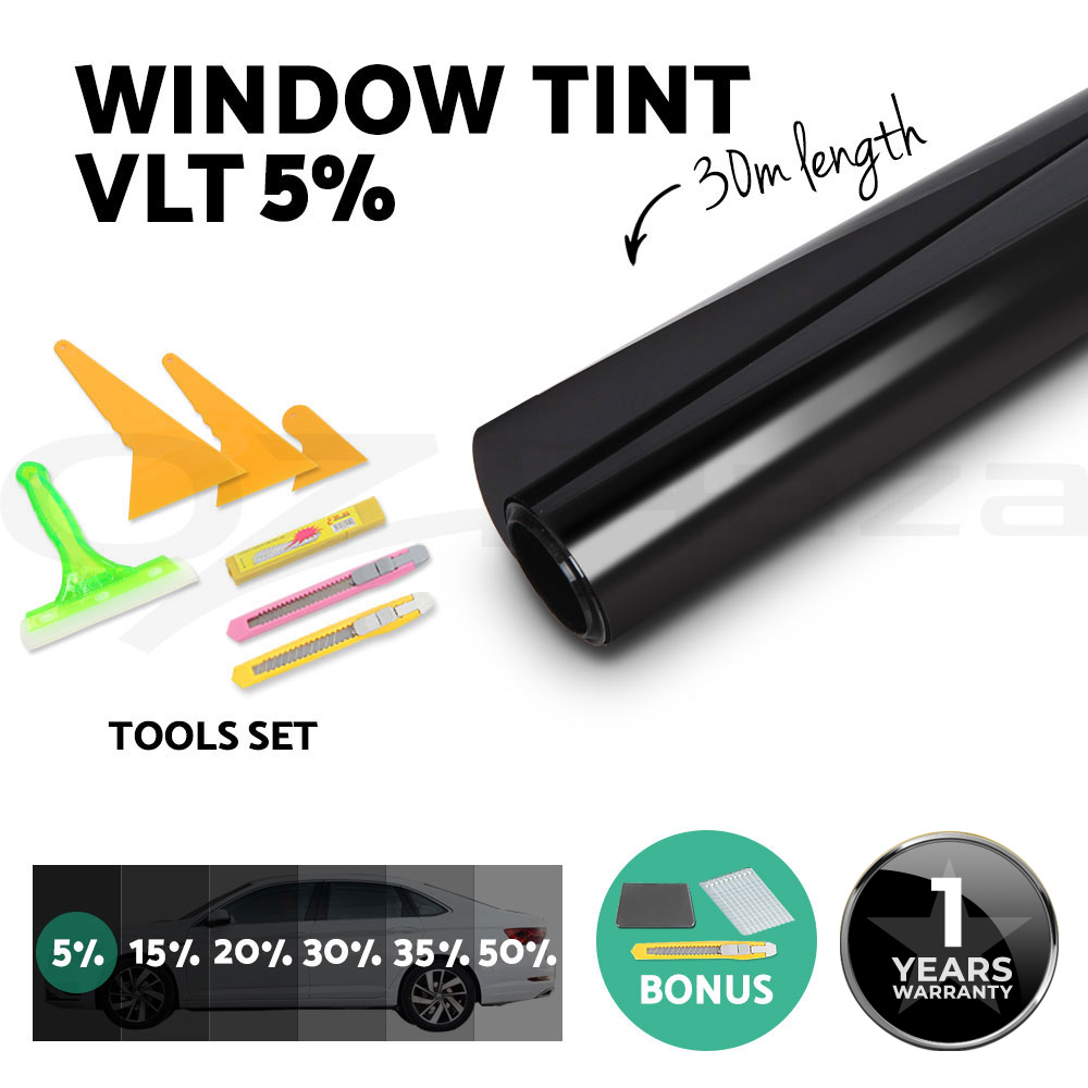 Giantz Window Tint Film 5% 15% 35% VLT Car Home 100cm/152cm X 30m Tinting Tools - Picture 67 of 129