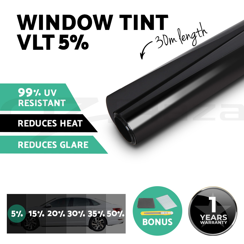 Giantz Window Tint Film 5% 15% 35% VLT Car Home 100cm/152cm X 30m Tinting Tools - Picture 56 of 129