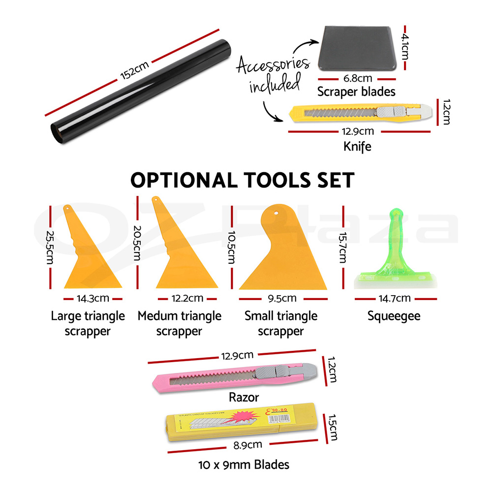 Giantz Window Tint Film 5% 15% 35% VLT Car Home 100cm/152cm X 30m Tinting Tools - Picture 99 of 129