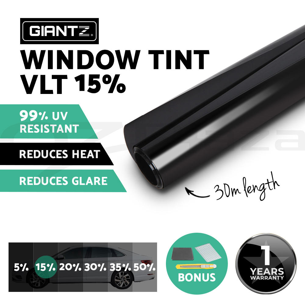 Giantz Window Tint Film 5% 15% 35% VLT Car Home 100cm/152cm X 30m Tinting Tools - Picture 78 of 129