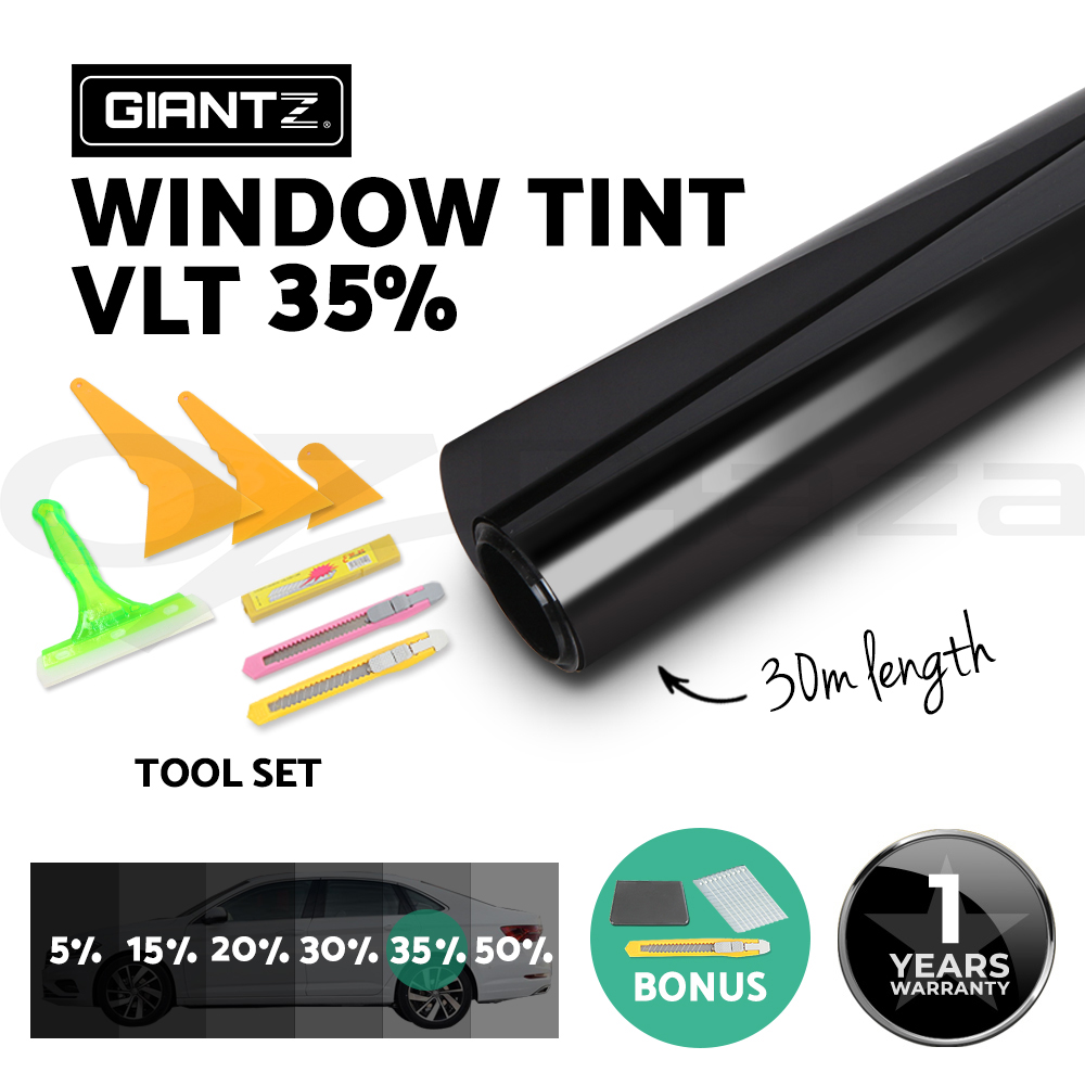 Giantz Window Tint Film 5% 15% 35% VLT Car Home 100cm/152cm X 30m Tinting Tools - Picture 111 of 129