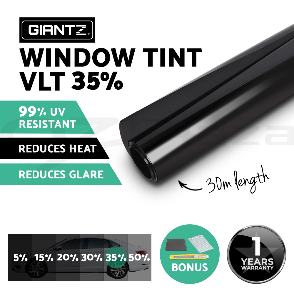 Giantz Window Tint Film 5% 15% 35% VLT Car Home 100cm/152cm X 30m Tinting Tools - Picture 100 of 129