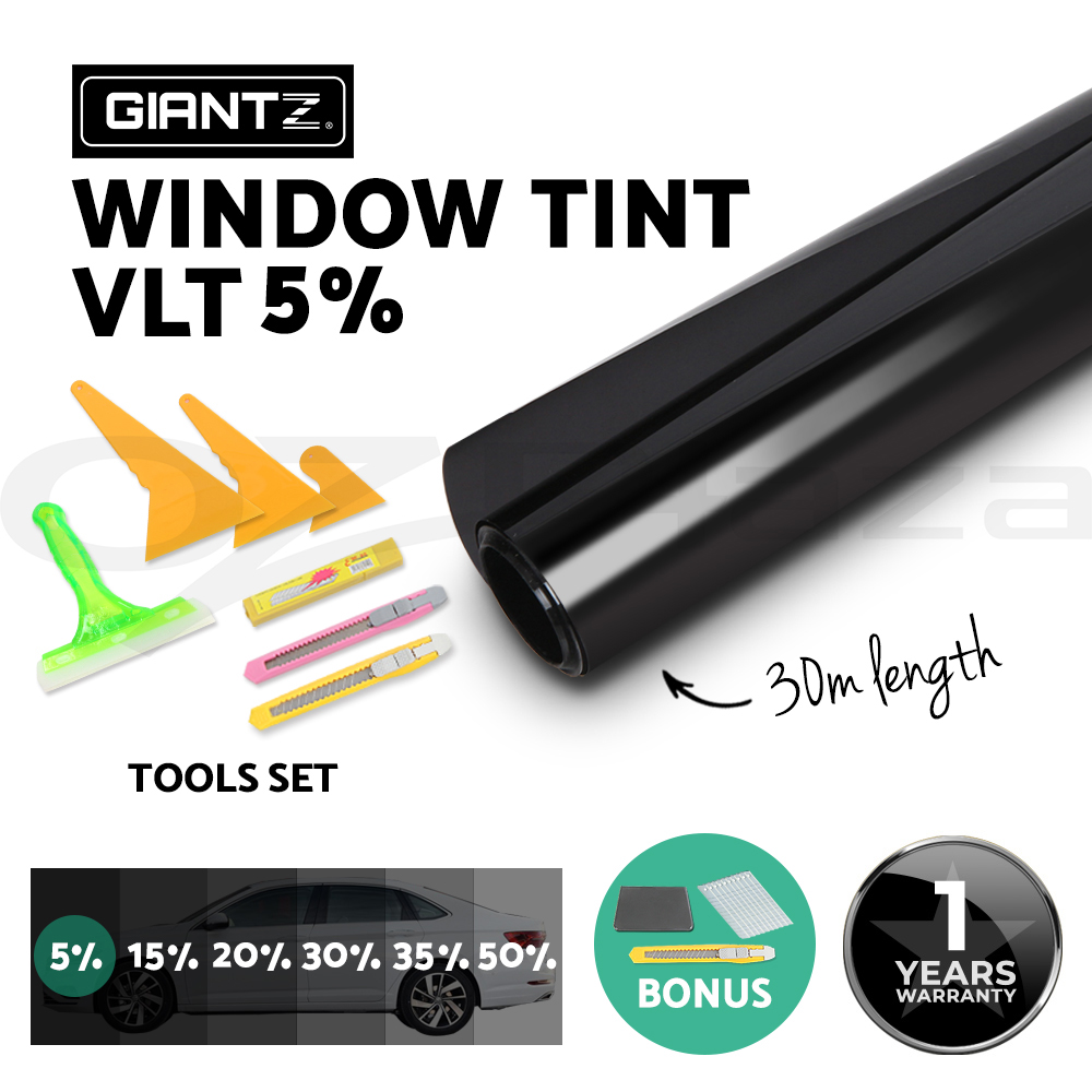 thumbnail 49 - Window Tint Film Black Roll VLT 5% 15% 35% Car Home 76cm X 7m Tinting Tools Kit