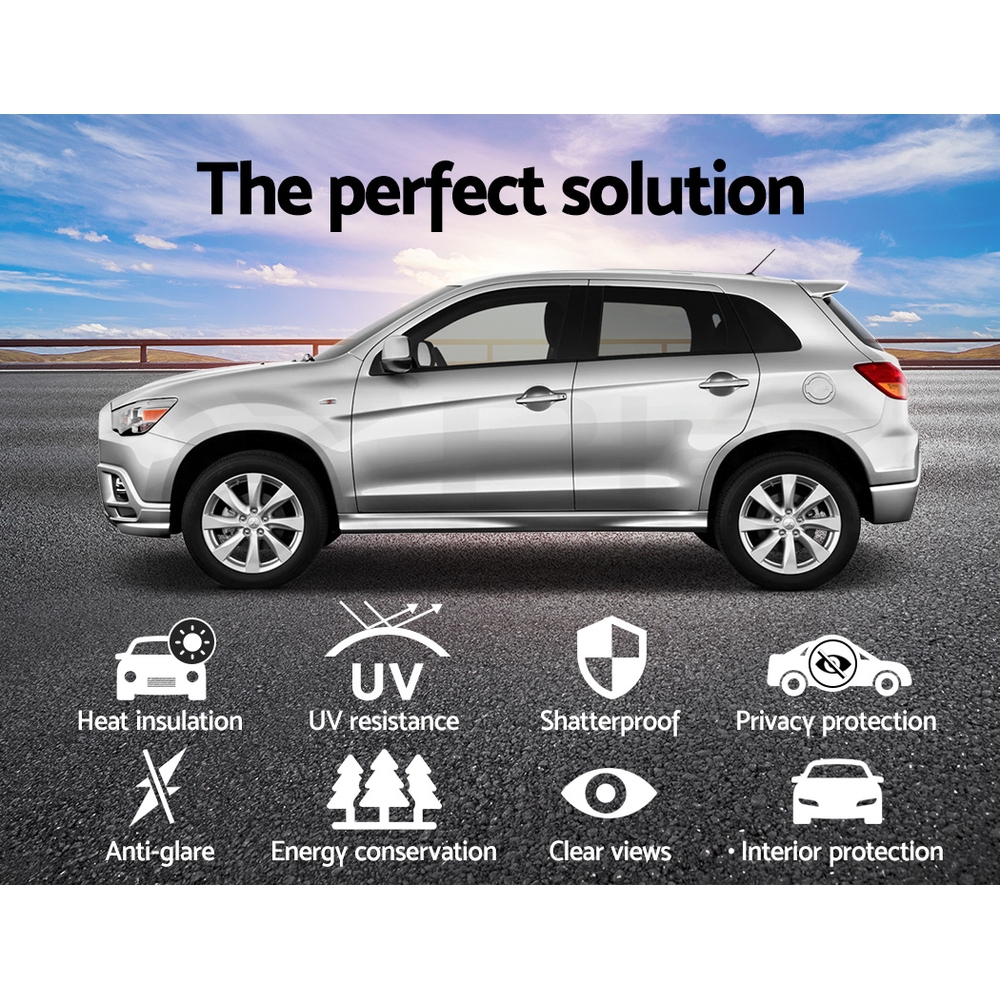 Window Tinting Tools Kit Home Car Window Tint Film Black 25% VLT 76cmx7m Roll 