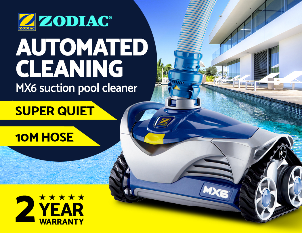 Zodiac MX6 Vacuum Pool Cleaner Suction Swimming Automatic Barracuda 10m Hose eBay
