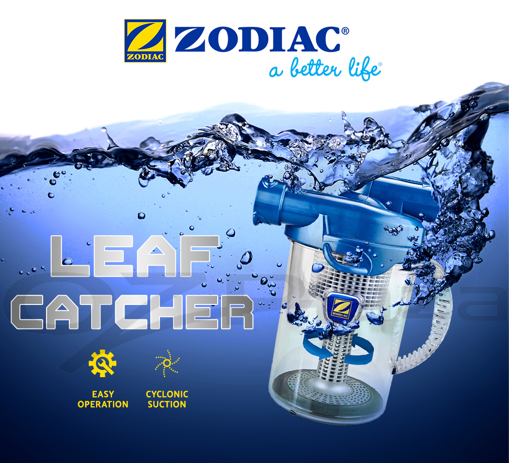 pool vacuum with leaf catcher